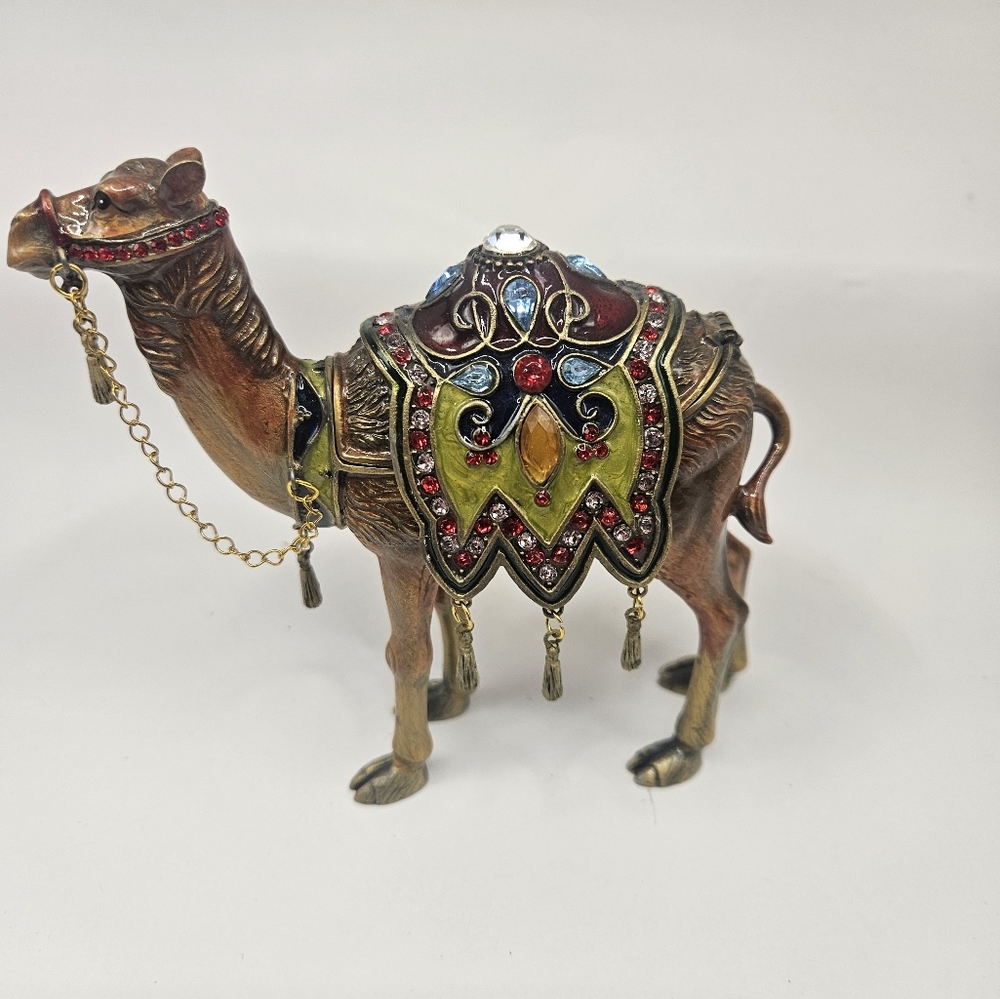 Bejeweled Camel Trinket Box